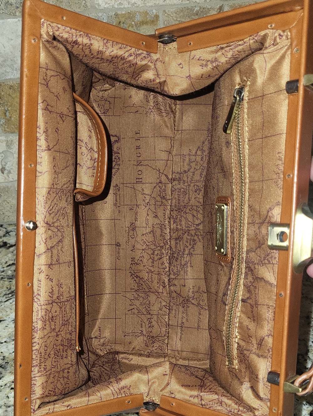 Patricia Nash Brianza Discovery Postcard Frame Satchel - Picture 10 of 15